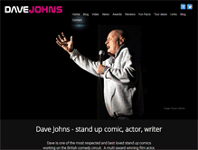 Tablet Screenshot of davejohns.net